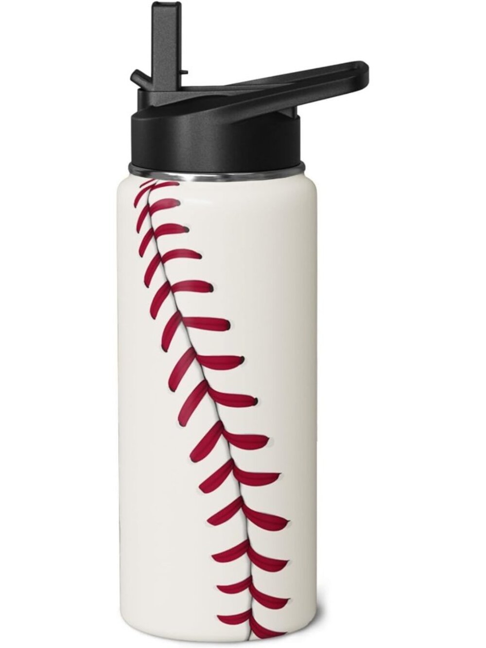 Insulated 18oz Baseball Water Bottle - Perfect Sports Gift for Fans & Players